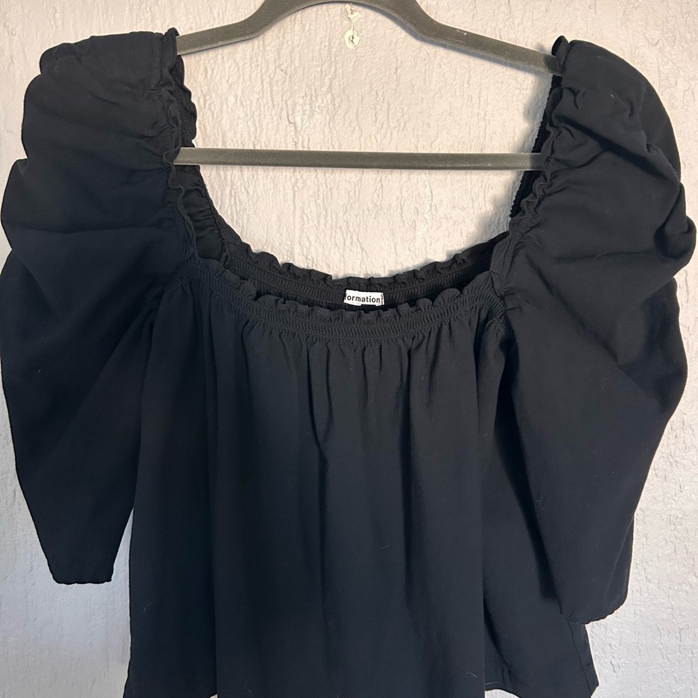 Reformation black top size small